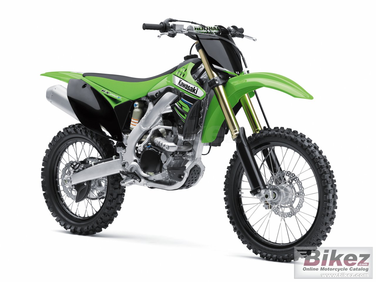 Big Kawasaki kx 250f picture and wallpaper from Bikez.com